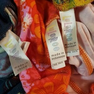 LULAROE os leggings lot, 3 pairs!